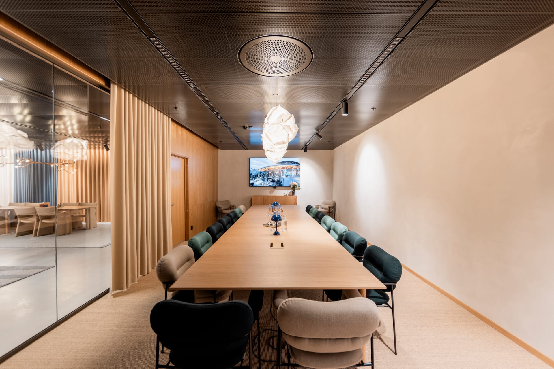 Meadows conference room at World of Volvo in Gothenburg, at the heart of the facility.
