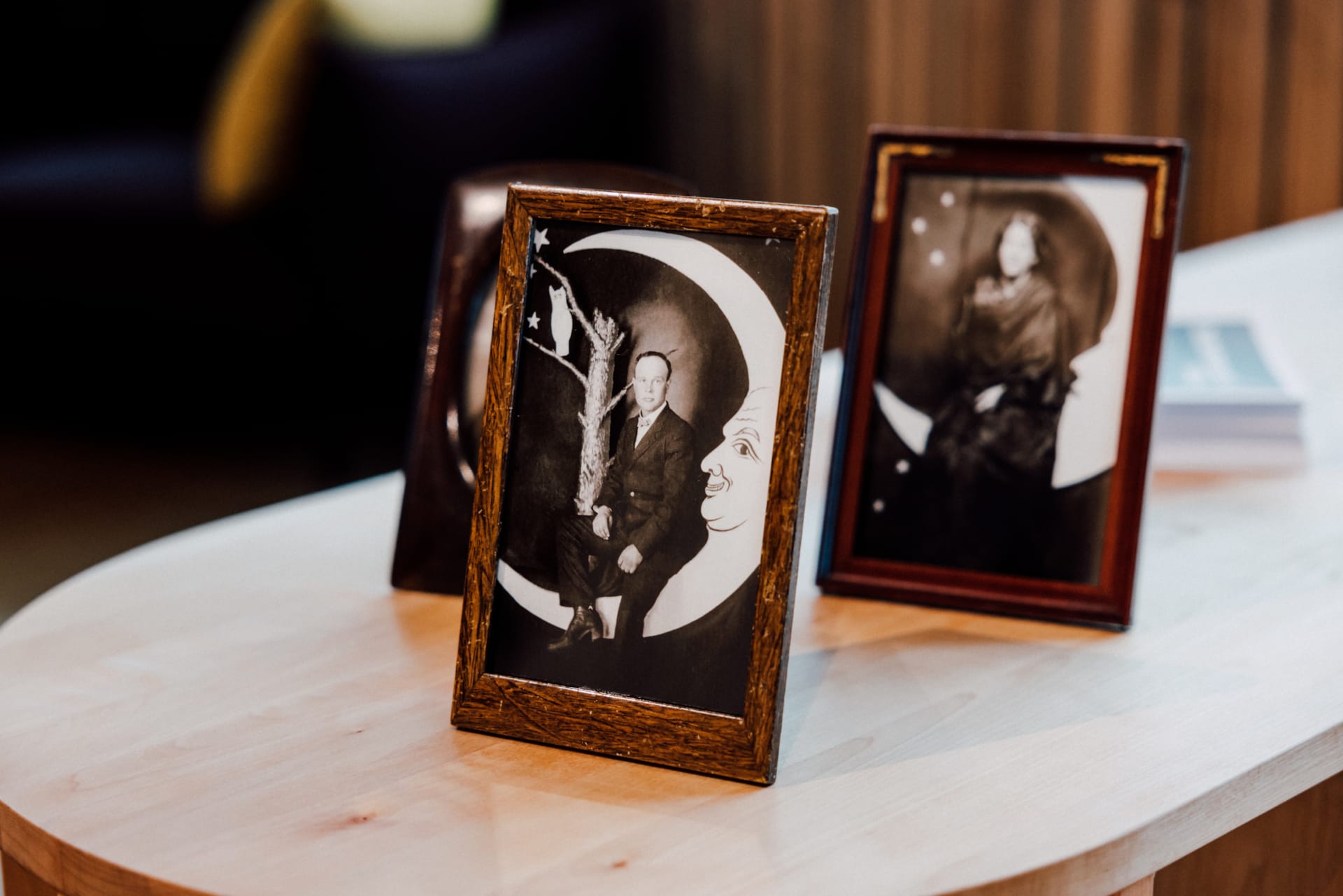 Three photographs at the Hasselblad exhibition at World of Volvo in Gothenburg.