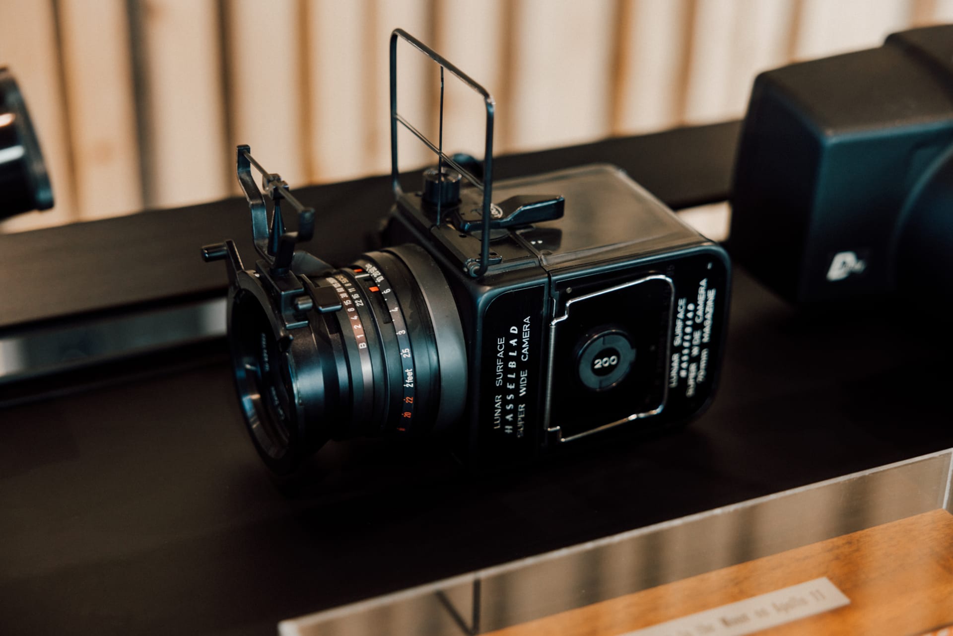 Camera in the Hasselblad exhibition at World of Volvo in Gothenburg.